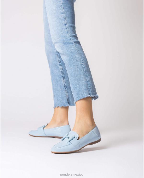 Wonders bailarina azul franny calzado mujer 022RR174