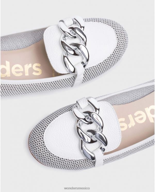 Wonders bailarina daisy blanco/blanco roto calzado mujer 022RR180