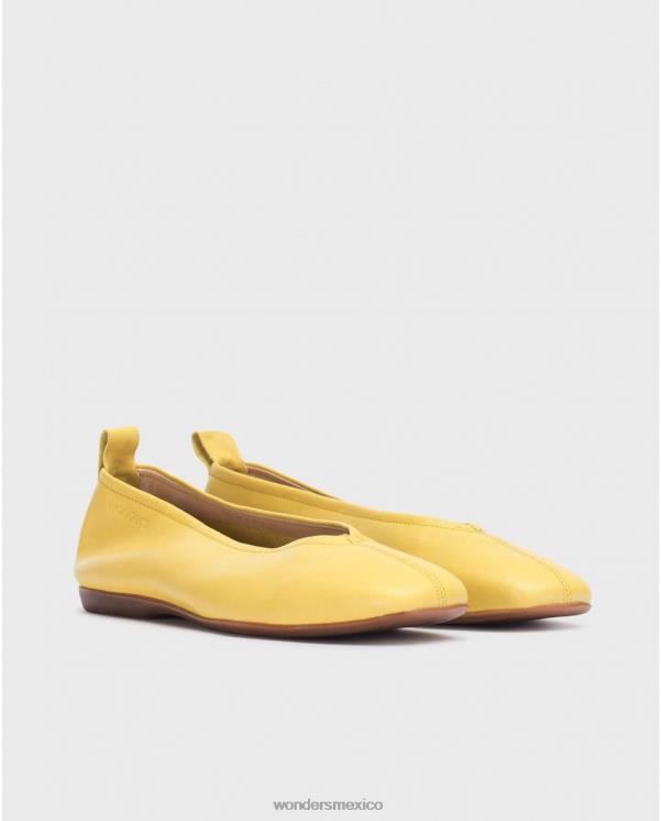 Wonders bailarina pepa amarilla lima calzado mujer 022RR324