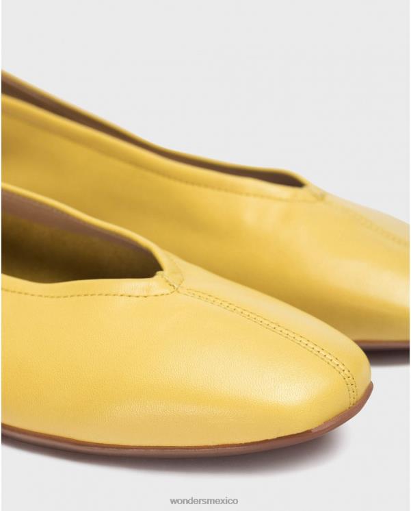 Wonders bailarina pepa amarilla lima calzado mujer 022RR324