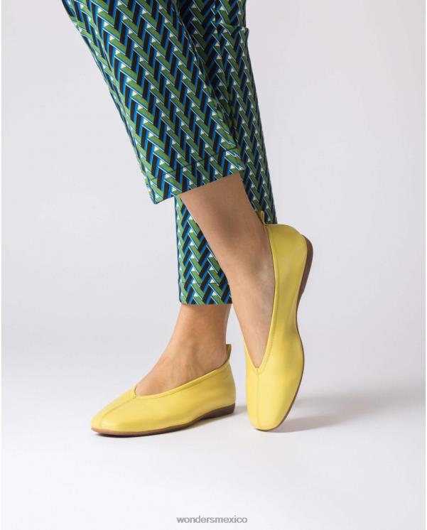 Wonders bailarina pepa amarilla lima calzado mujer 022RR324