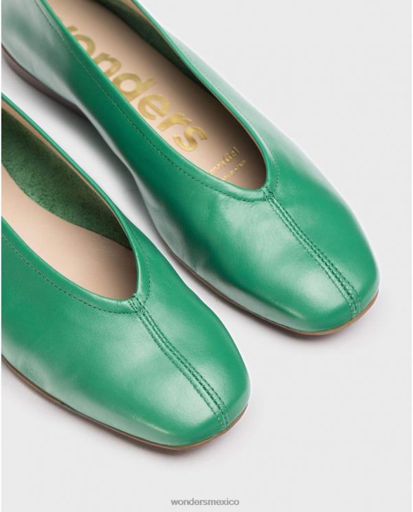 Wonders bailarina pepa verde jade calzado mujer 022RR105