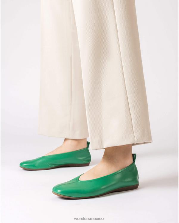 Wonders bailarina pepa verde jade calzado mujer 022RR105