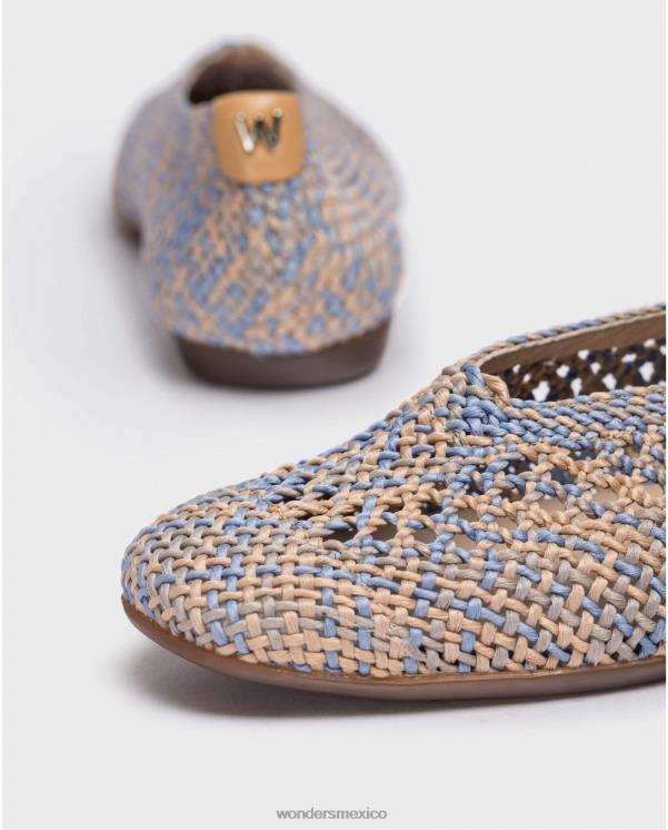 Wonders bailarinas bruna azul calzado mujer 022RR146