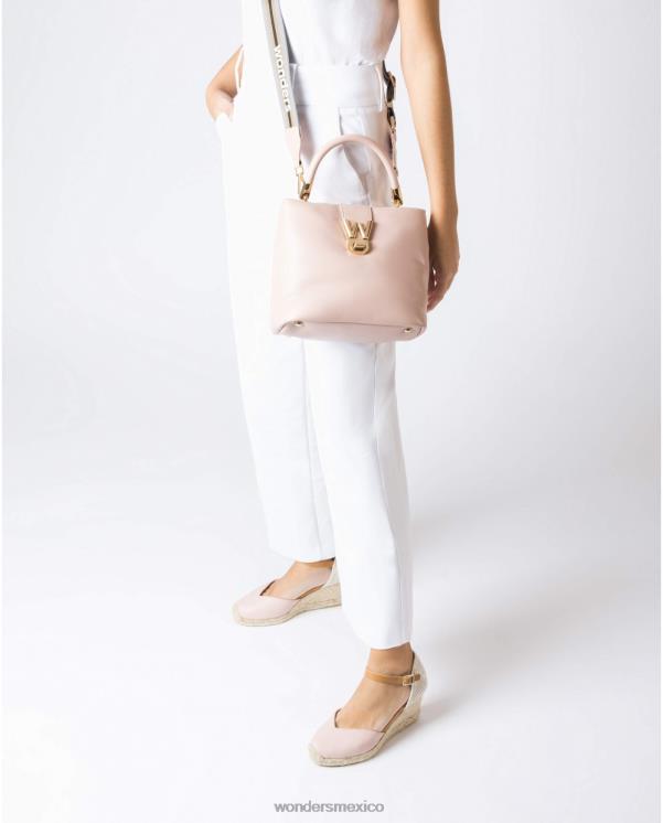 Wonders bolsa crossbody rosa loto accesorio mujer 022RR188