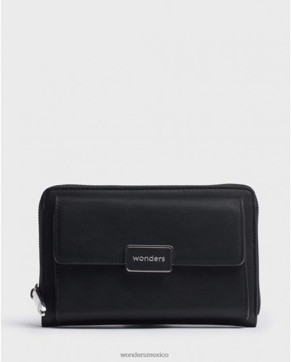 Wonders bolsa crossbody valor negro accesorio mujer 022RR390
