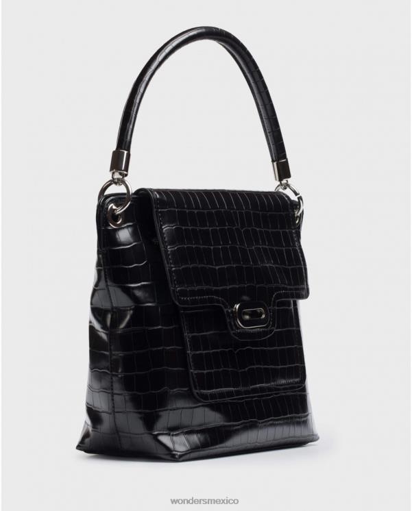 Wonders bolso coco negro negro accesorio mujer 022RR387