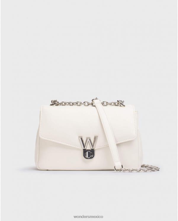 Wonders bolso de margaritas blanco roto accesorio mujer 022RR223