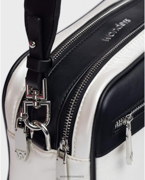 Wonders bolso lexi blanco roto/negro accesorio mujer 022RR365