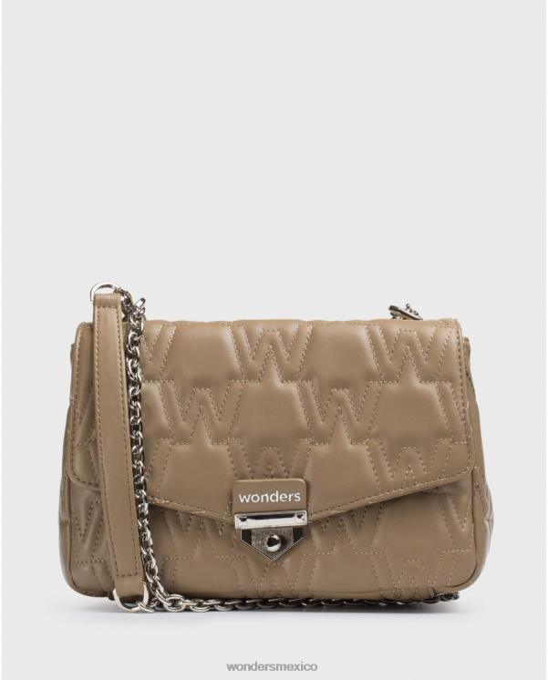 Wonders bolso lexi vison negro accesorio mujer 022RR393