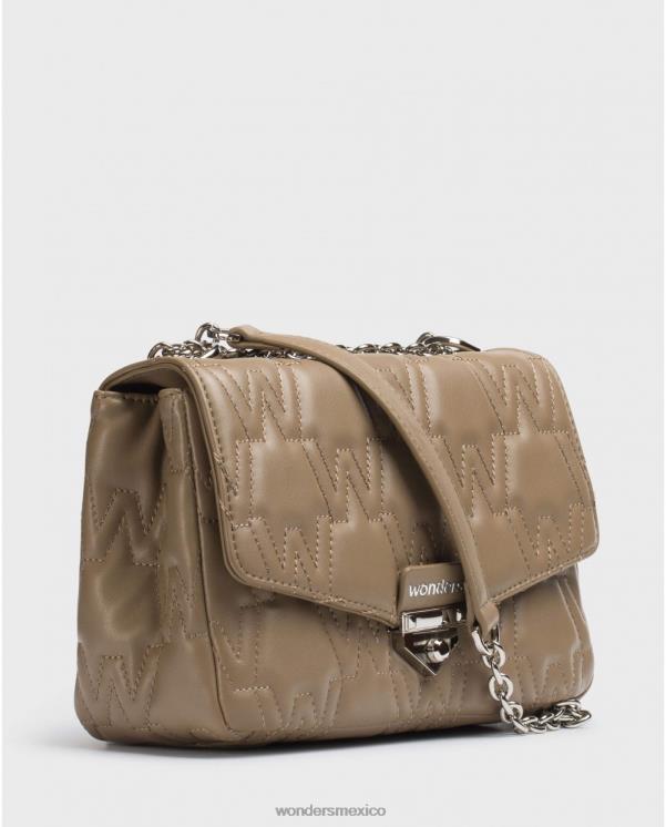 Wonders bolso lexi vison negro accesorio mujer 022RR393