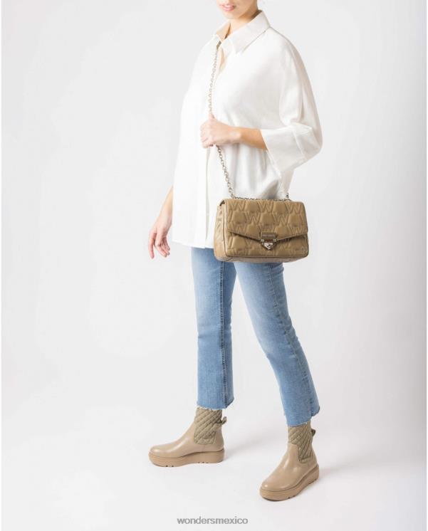 Wonders bolso lexi vison negro accesorio mujer 022RR393