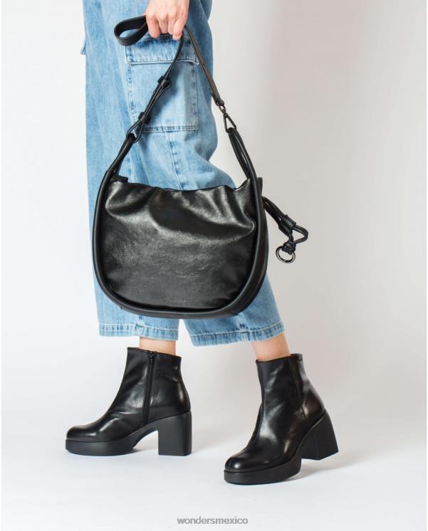 Wonders bolso negro perla negra accesorio mujer 022RR443