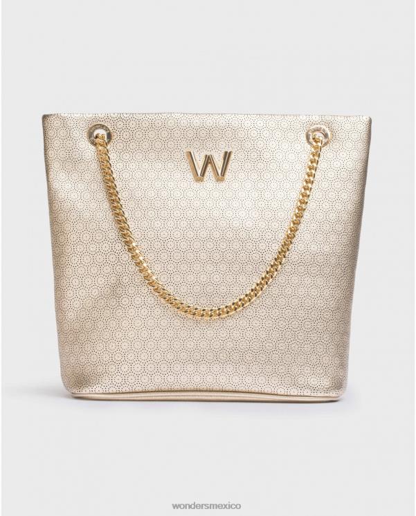 Wonders bolso shopper oro lirio platino accesorio mujer 022RR9