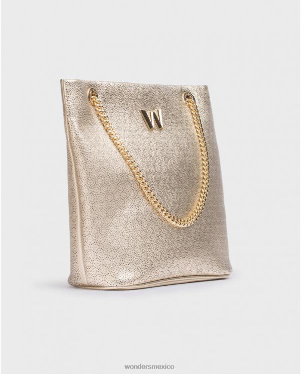 Wonders bolso shopper oro lirio platino accesorio mujer 022RR9