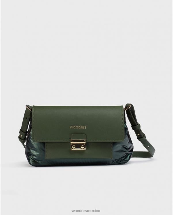 Wonders bolso zenda verde musgo accesorio mujer 022RR446