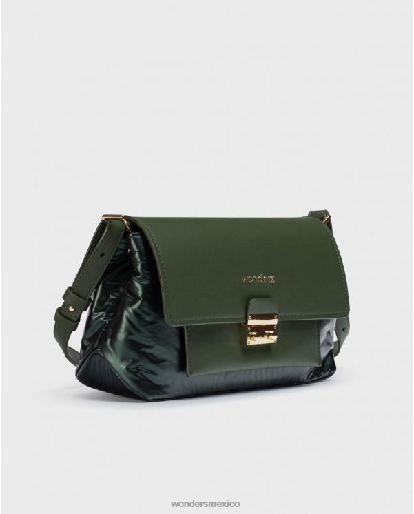 Wonders bolso zenda verde musgo accesorio mujer 022RR446