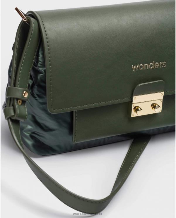 Wonders bolso zenda verde musgo accesorio mujer 022RR446