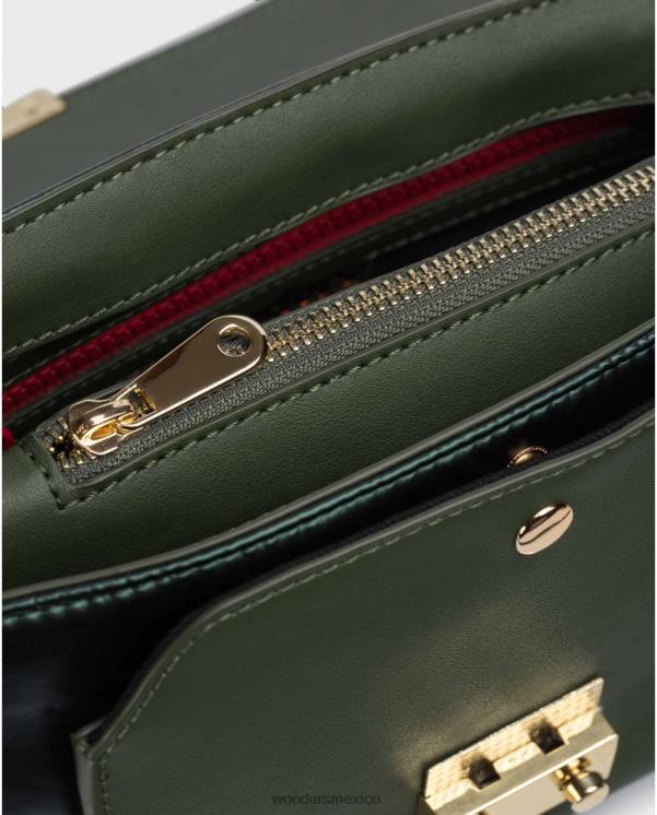 Wonders bolso zenda verde musgo accesorio mujer 022RR446
