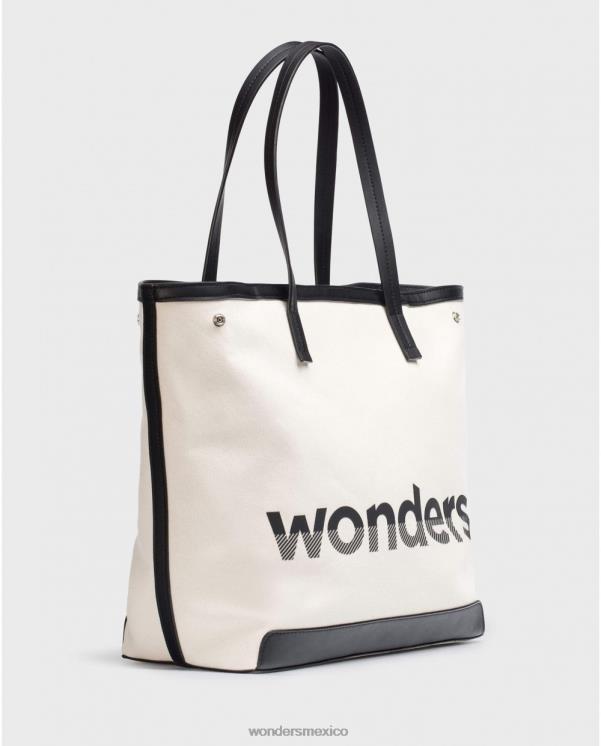 Wonders crudo/negr bolso city beig accesorio mujer 022RR369