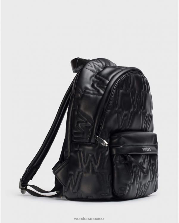 Wonders mochila escolar negra negra accesorio mujer 022RR396