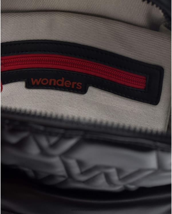 Wonders mochila escolar negra negra accesorio mujer 022RR396
