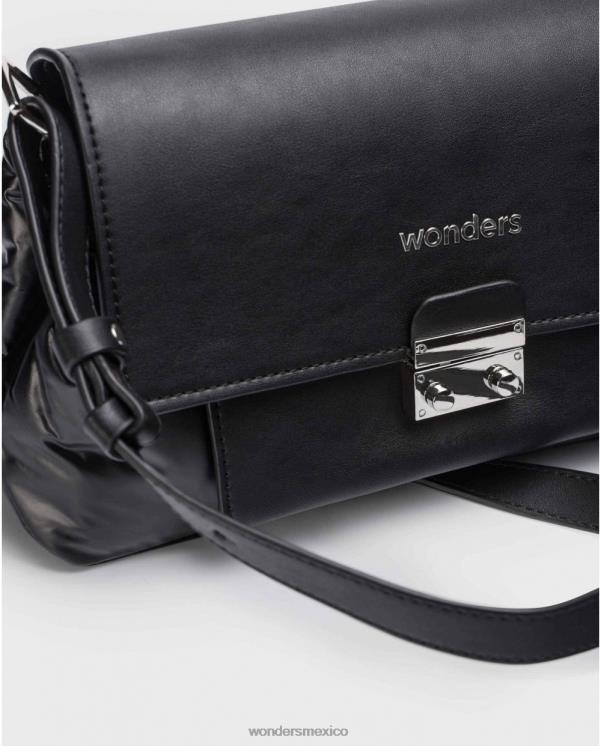 Wonders negro bolso zenda negro accesorio mujer 022RR447