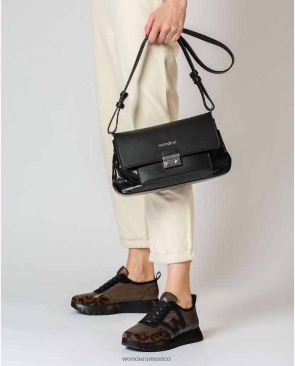 Wonders negro bolso zenda negro accesorio mujer 022RR447