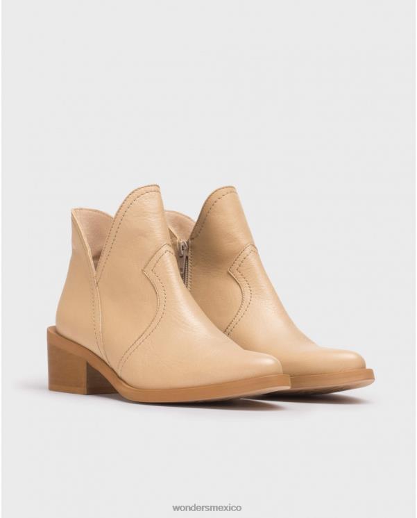 Wonders botín cava natural calzado mujer 022RR258