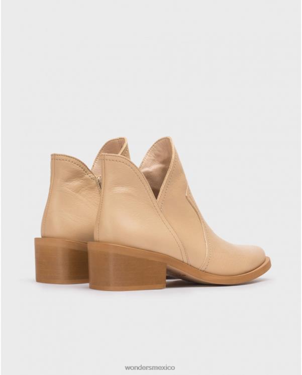Wonders botín cava natural calzado mujer 022RR258