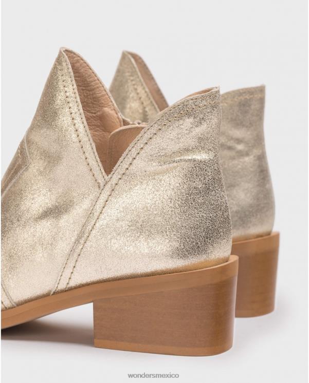 Wonders botín cava oro platino calzado mujer 022RR52