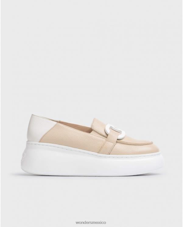 Wonders mocasín natural/de natural comienzo calzado mujer 022RR239