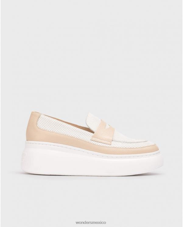 Wonders mocasín nora natural/beige calzado mujer 022RR242
