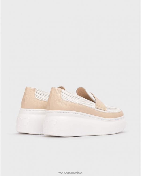 Wonders mocasín nora natural/beige calzado mujer 022RR242