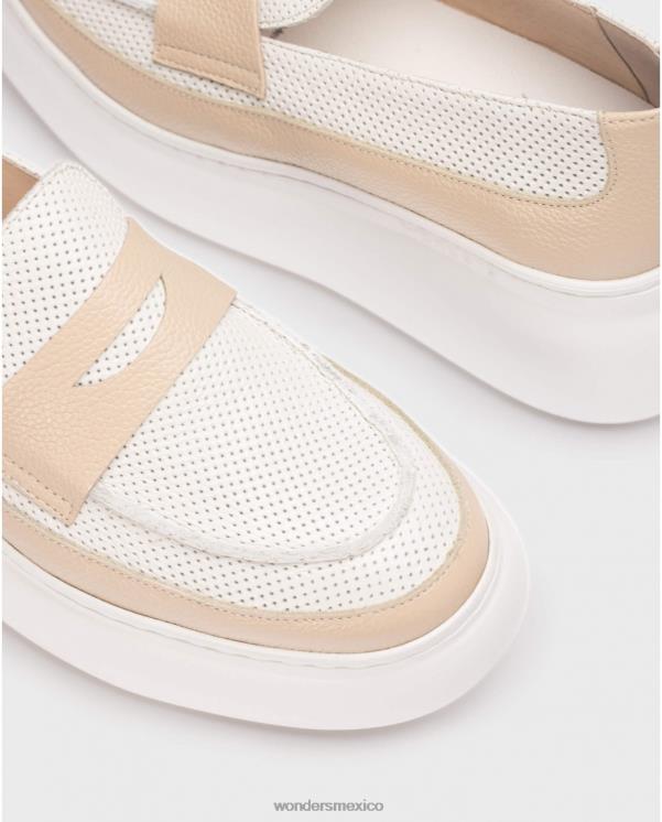 Wonders mocasín nora natural/beige calzado mujer 022RR242