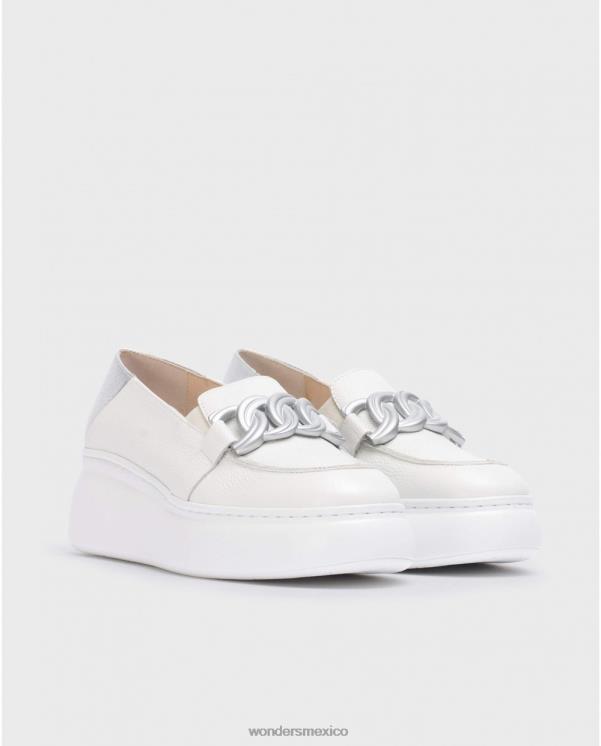 Wonders mocasín plata begin off/plata calzado mujer 022RR270