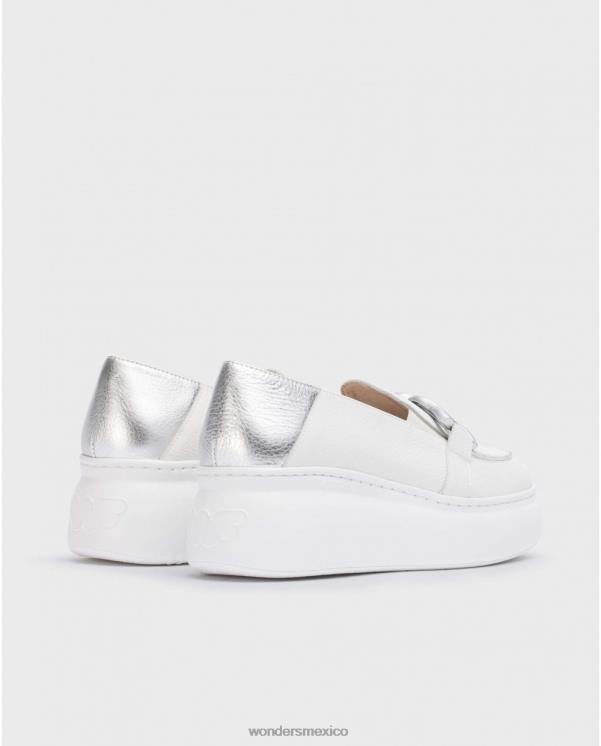 Wonders mocasín plata begin off/plata calzado mujer 022RR270