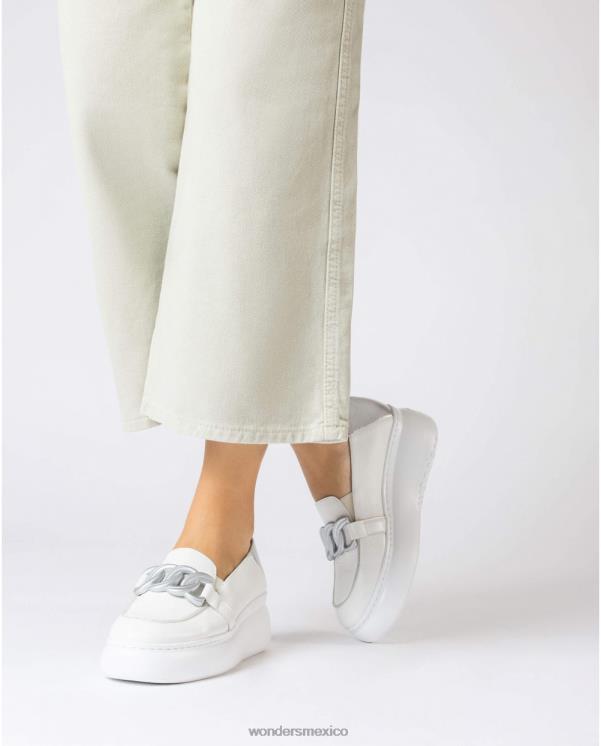 Wonders mocasín plata begin off/plata calzado mujer 022RR270