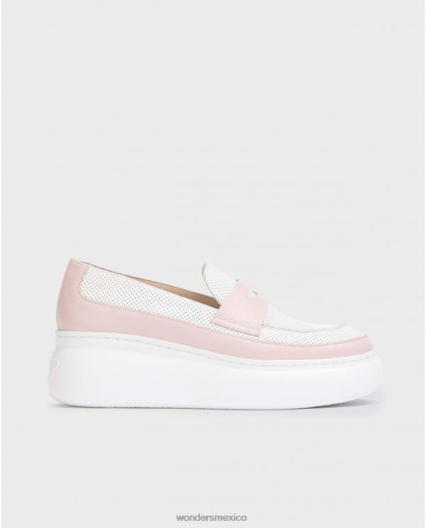 Wonders mocasín rosa/rosa roto nora calzado mujer 022RR241