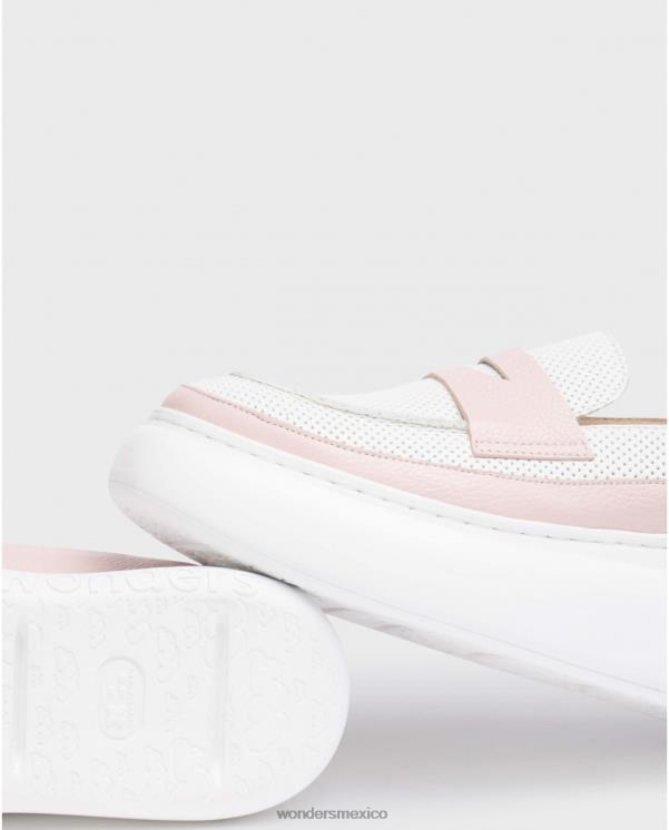 Wonders mocasín rosa/rosa roto nora calzado mujer 022RR241