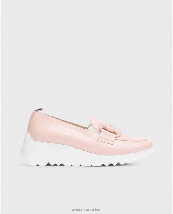 Wonders rosa mocasín de baile rosa calzado mujer 022RR161