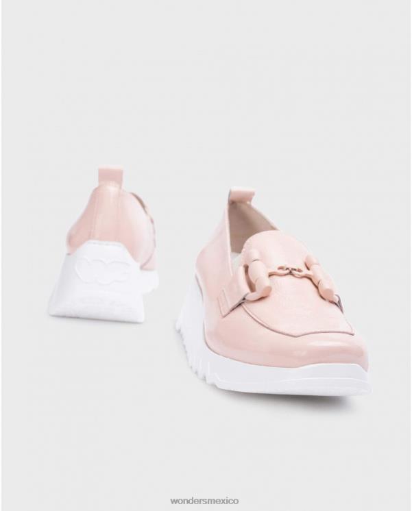 Wonders rosa mocasín de baile rosa calzado mujer 022RR161