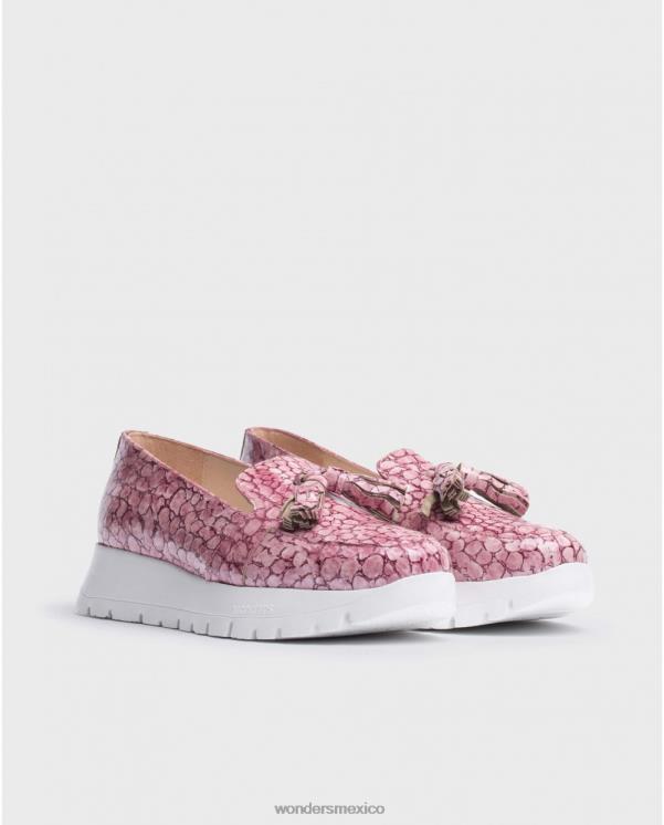 Wonders zapatos ondulados rosa orquidea calzado mujer 022RR417