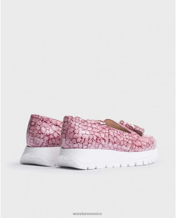 Wonders zapatos ondulados rosa orquidea calzado mujer 022RR417