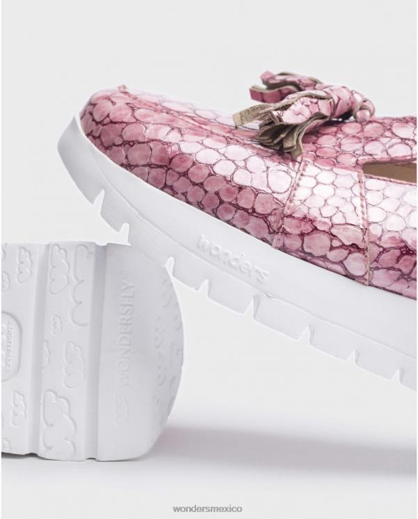 Wonders zapatos ondulados rosa orquidea calzado mujer 022RR417