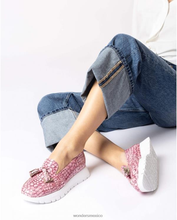Wonders zapatos ondulados rosa orquidea calzado mujer 022RR417
