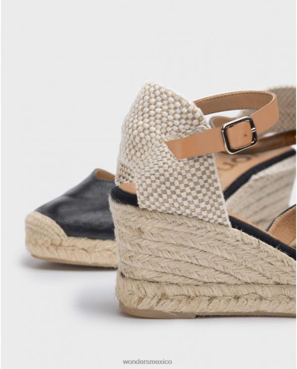 Wonders alpargatas lexi negras calzado mujer 022RR88