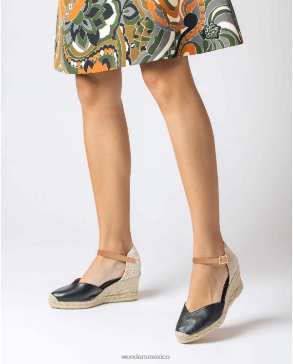 Wonders alpargatas lexi negras calzado mujer 022RR88