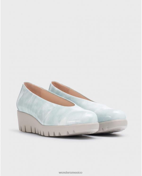 Wonders mocasín mosca azul aloe calzado mujer 022RR278