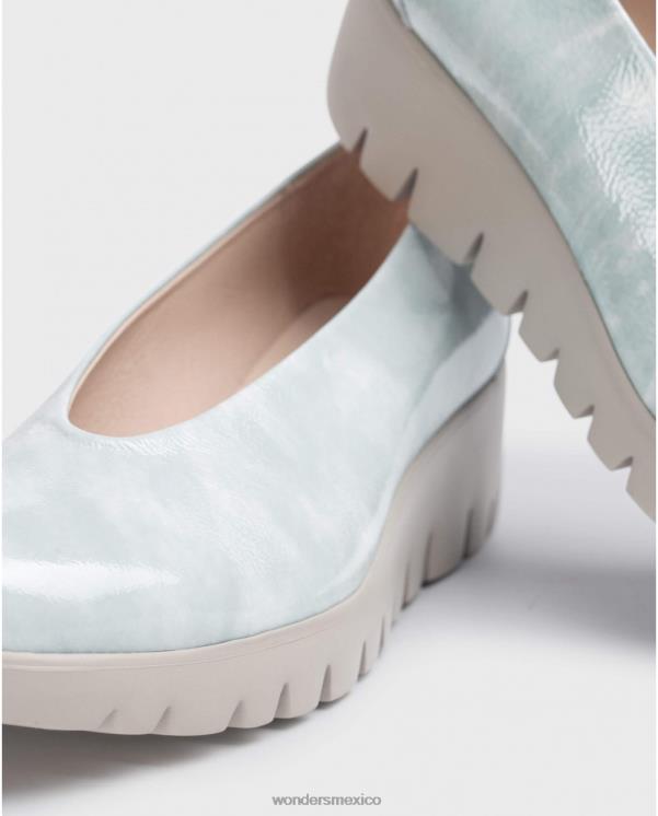 Wonders mocasín mosca azul aloe calzado mujer 022RR278
